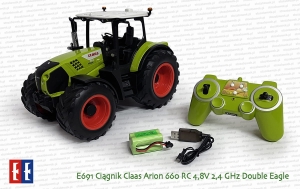 E691 Ciągnik rolniczy Claas Arion 660 RC 4,8V 2,4GHz Double Eagle