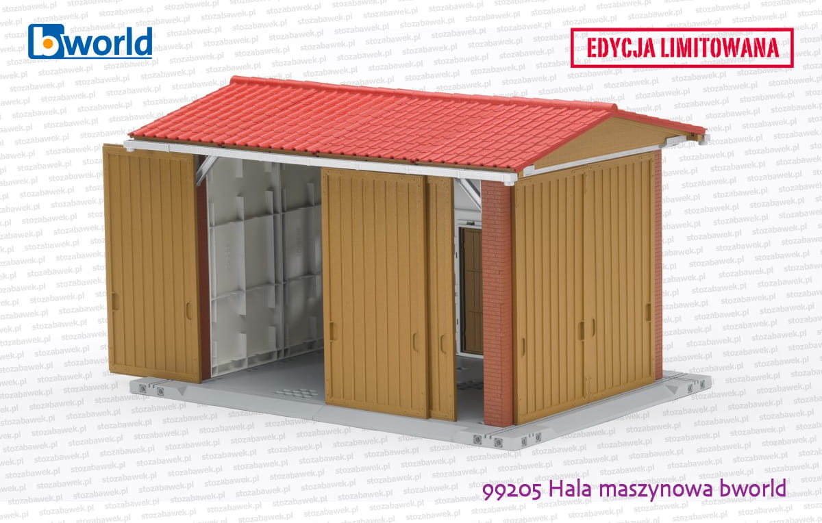 Zabawka 99205 BRUDER Hala maszynowa bworld - zabawki Bruder