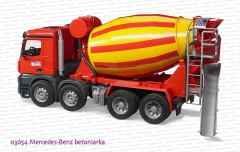 03654 BRUDER Mercedes Benz Arocs betoniarka