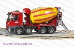 03654 BRUDER Mercedes Benz Arocs betoniarka