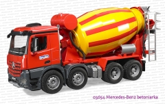 03654 BRUDER Mercedes Benz Arocs betoniarka