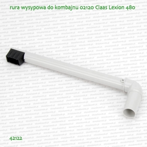 42122 BRUDER Rura wysypowa zboża do kombajnu 02120 Claas Lexion 480