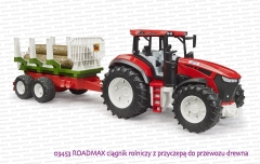 03453 ROADMAX ciągnik rolniczy z przyczepą do przewozu drewna