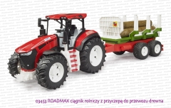 03453 ROADMAX ciągnik rolniczy z przyczepą do przewozu drewna