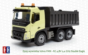 E505 Volvo FMX wywrotka zdalnie sterowana 4,8V 2,4GHz firmy Double Eagle