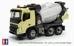 E508 Volvo FMX betoniarka RC 4,8V 2,4GHz Double Eagle
