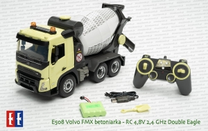 E508 Volvo FMX betoniarka RC 4,8V 2,4GHz Double Eagle