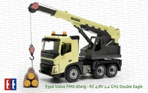 E506 Volvo FMX dźwig RC 4,8V 2,4GHz Double Eagle