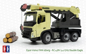E506 Volvo FMX dźwig RC 4,8V 2,4GHz Double Eagle