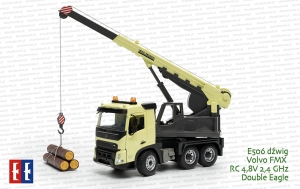 E506 Volvo FMX dźwig RC 4,8V 2,4GHz Double Eagle
