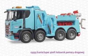 03553 Scania Super 560R holownik pomocy drogowej z modułem dźwiękowym