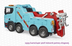 03553 Scania Super 560R holownik pomocy drogowej z modułem dźwiękowym