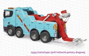 03553 Scania Super 560R holownik pomocy drogowej z modułem dźwiękowym