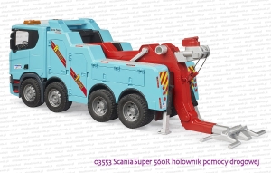 03553 Scania Super 560R holownik pomocy drogowej z modułem dźwiękowym