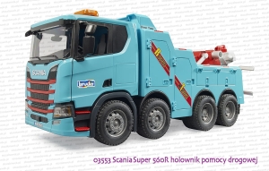 03553 Scania Super 560R holownik pomocy drogowej z modułem dźwiękowym
