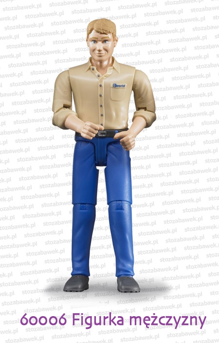 Bruder 60006 Figurka mężczyzny w niebieskich spodniach