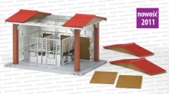 Bruder 62520 Stajnia bworld + figurka konia + figurka kobiety