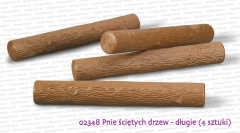 Bruder - 02348 Pnie ściętych drzew długie - 4 sztuki