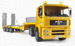 Bruder 02775 MAN z naczepą platformą