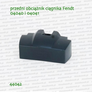 44042 BRUDER Obciążnik do ciągnika Fendt 1050 Vario - 04040 i 04041