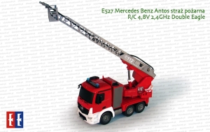 E527 Straż pożarna Mercedes Benz Antos z pompą wodną R/C 4,8V 2,4GHz Double Eagle