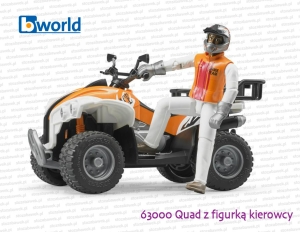 63000 BRUDER Quad z figurką kierowcy