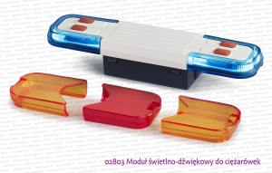 02803 BRUDER Moduł świetlno-dźwiękowy do ciężarówek