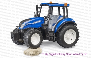 02184 BRUDER Ciągnik rolniczy New Holland T5.120