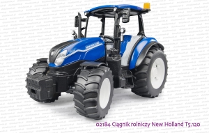 02184 BRUDER Ciągnik rolniczy New Holland T5.120