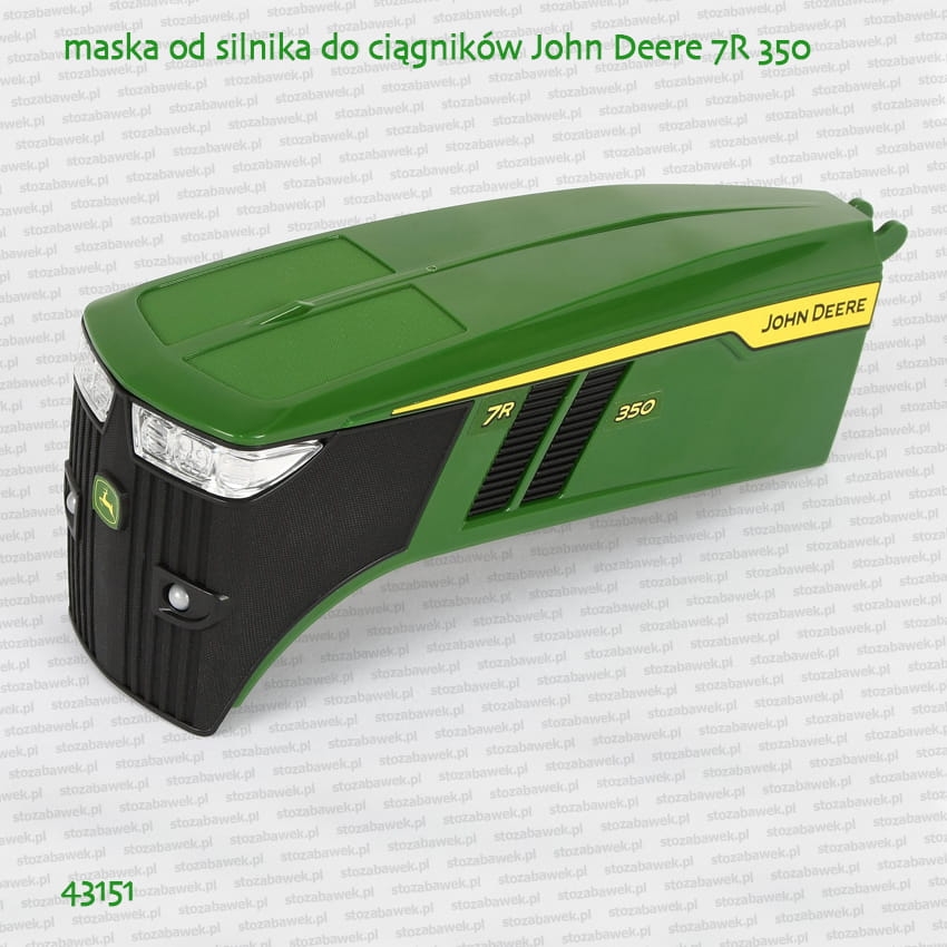 43151 BRUDER Maska od silnika do ciągników John Deere 7R 350 (serii 03150)