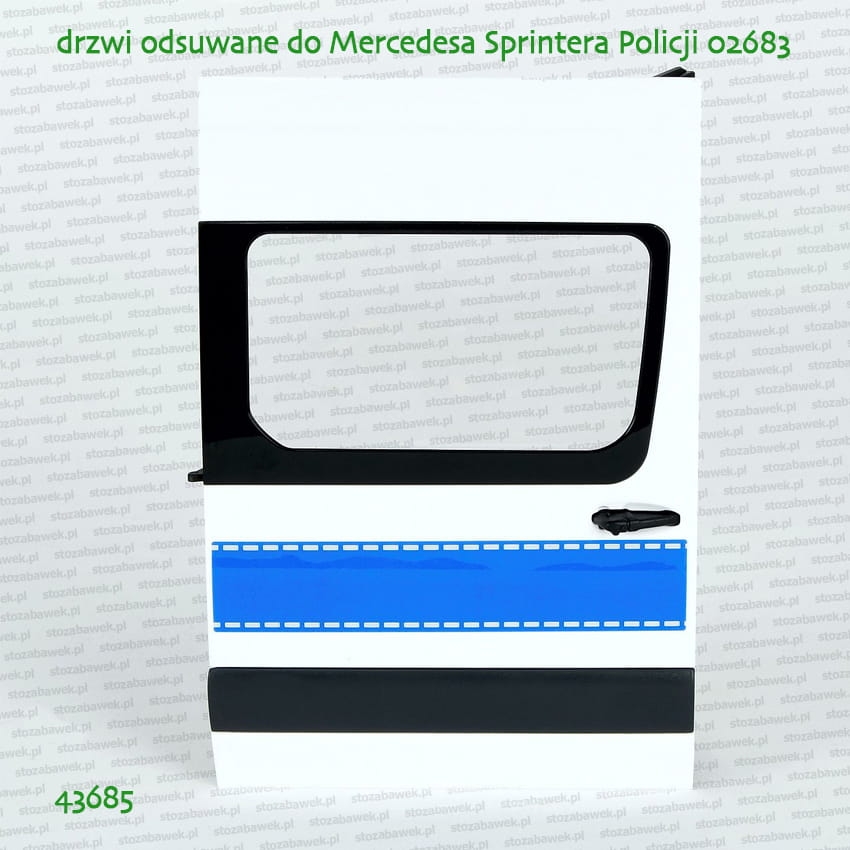 43685 BRUDER Drzwi boczne odsuwane do Mercedesa Sprintera policyjnego 02683
