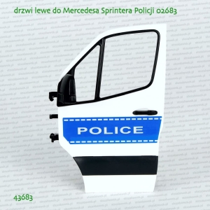 43683 BRUDER Drzwi boczne lewe do Mercedesa Sprintera policyjnego 02683