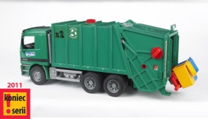 02661 Mercedes Benz Actros śmieciarka zielona (#)