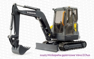 02465 BRUDER Minikoparka gąsienicowa Volvo ECR40