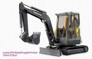 02465 BRUDER Minikoparka gąsienicowa Volvo ECR40