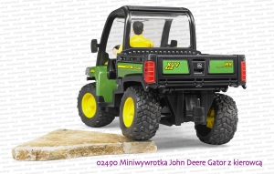 Bruder 02490 Pojazd użytkowy John Deere Gator z kierowcą - ruchome zawieszenie