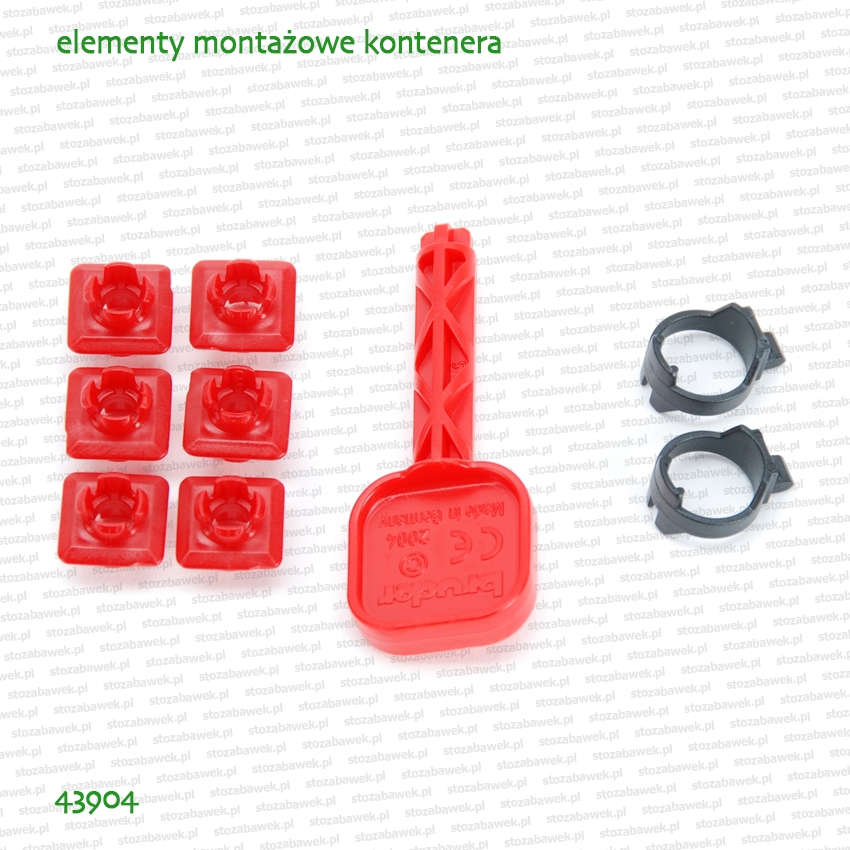 43904 BRUDER Elementy montażowe do kontenera