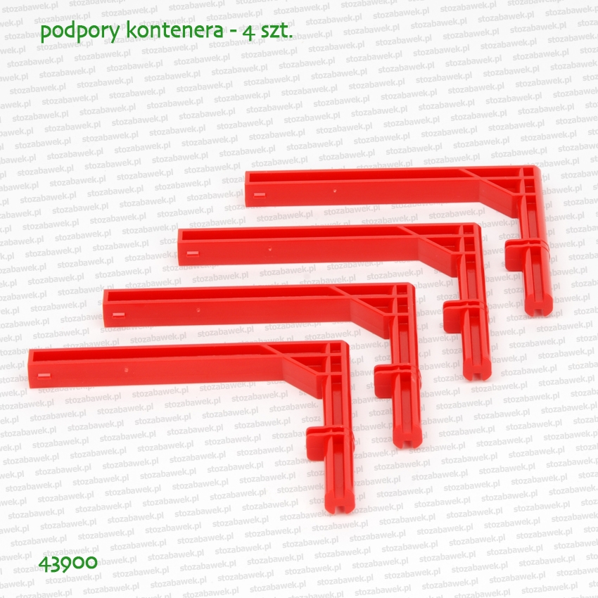 43900 BRUDER Podpory do kontenera- 4 szt