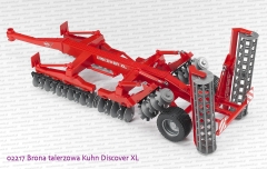 02217 BRUDER Brona talerzowa Kuhn Discover XL