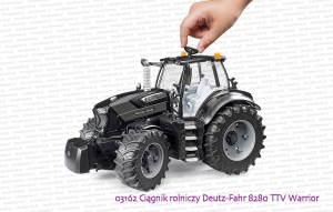 03162 BRUDER Ciągnik rolniczy Deutz-Fahr 8280 TTV Warrior - sposób terowania kołami