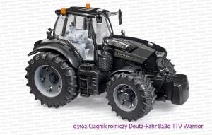 03162 BRUDER Ciągnik rolniczy Deutz-Fahr 8280 TTV Warrior