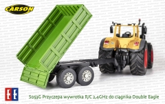S053G Przyczepa wywrotka zielona do ciągnika RC 4,8V 2,4GHz Double Eagle