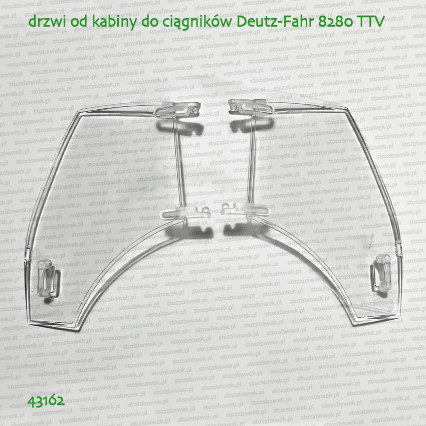 43162 BRUDER Drzwi prawe i lewe do ciągników Deutz-Fahr 8280 TTV