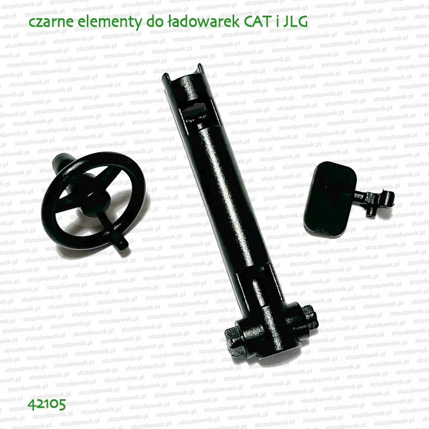 42105 BRUDER Czarne elementy do ładowarek CAT 02141 i JLG 02140