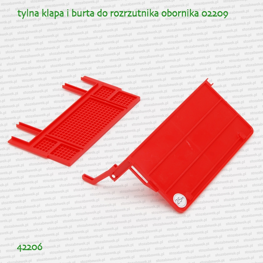 42206 BRUDER Tylna klapa i burta do rozrzutnika obornika 02209