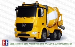 E528 Mercedes Benz Arocs betoniarka R/C 4,8V 2,4GHz Double Eagle