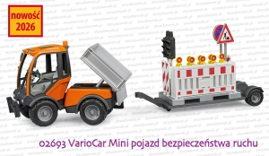 02693 BRUDER VarioCar Mini pojazd bezpieczeństwa ruchu drogowego
