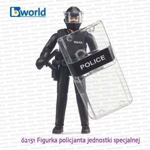 62151 BRUDER Figurka policjanta jednostki specjalnej Policji