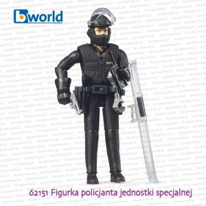 62151 BRUDER Figurka policjanta jednostki specjalnej Policji