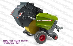 02038 BRUDER Prasa rolująca do słomy Fendt Rotana 180 V